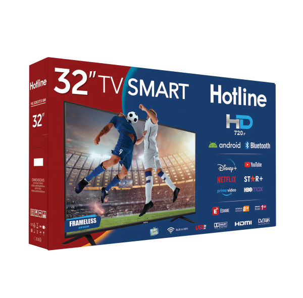 Hotline – Televisor de 40″ pulgadas – Smart tv con Bluetooth – Sound 'N'  Music